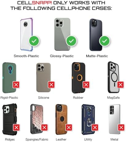 CELLSNAPP!™ Dual-Cellphone Carrier – Universal Solution for i Phone & Android Devices, Lightweight Magnetic Phone Pouch for Ultimate Accessibility, Adjustable Dual Phone Holder for Professionals & Parents, Enhanced Durability for Everyday Use, Streamline Your Communication Effortlessly