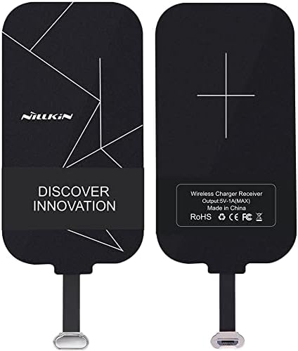 Transform Your Charging Experience with Nillkin Qi USB C Receiver – Ultra-Thin Wireless Charging Solution for Galaxy Note 8 Pro, A50, A70, A10 s, Xiaomi Note 8, and Huawei P30 – Fast, Seamless Compatibility for All Type-C Android Devices – Effortless Installation and Enhanced Durability for Everyday Use