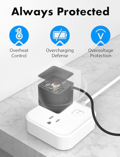 Portable USB C Retractable Charger – 35 W Ga N Fast Charging Adapter with Type C Cable for i Phone 16/15 Pro Max, i Pad, Galaxy, and Pixel – Compact Foldable Wall Charger for Effortless Travel and Enhanced Device Compatibility