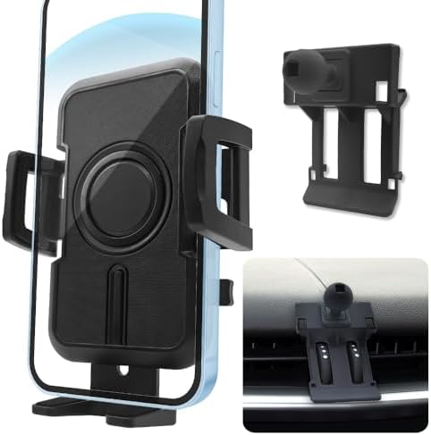 WAAPAK Premium Car Phone Holder Mount for 2013-2019 Cadillac XTS – Sleek Smartphone Cradle with 360° Rotation, Perfect for Navigation & Hands-Free Calls – Durable Design Compatible with Thick Cases, Effortless Installation for Enhanced Driving Safety