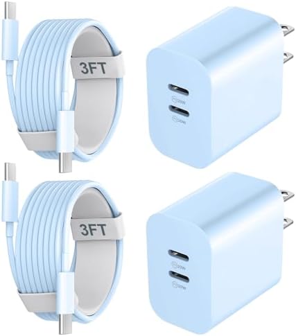 20 W Dual-Port USB-C Fast Charger with 6.6 FT Cable – Ultimate Power Solution for i Phone 15/16 Pro Max & Android Devices – Efficient Travel Companion Designed for rapid charging, this 20 W Dual-Port USB-C Charger ensures your i Phone 15/16 Pro Max and Android devices stay powered up with maximum efficiency. Featuring a generous 6.6 FT USB-C to C cable, this charger eliminates the inconvenience of short cords while allowing you to multitask with ease. Its dual-port design offers the ability to charge two devices simultaneously, making it ideal for busy professionals and frequent travelers. Enjoy broad compatibility across multiple Apple and Android devices, ensuring versatility for all your charging needs. The compact and lightweight structure of this charger enhances portability, making it an essential accessory for your on-the-go lifestyle. Built with high-quality materials, this charger prioritizes durability and safety, giving you peace of mind while delivering fast charging performance. Elevate your charging routine and stay connected wherever life takes you with this indispensable charging solution.
