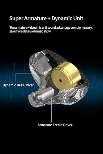 Experience Unmatched Audio Fidelity with Keephifi KZ ZVX In-Ear Monitor Earphones – 10 mm Dual Cavity Dynamic Driver, Premium Metal Shell, Detachable 2-Pin Silver-Plated Cable, and Integrated Mic for Audiophiles and Musicians – Superior Sound Quality and Comfortable Fit for All-Day Listening