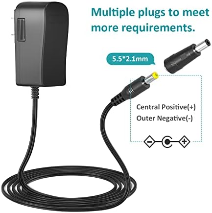 Universal 24 V 1.5 A AC Adapter with 10 Interchangeable DC Plugs – The Ultimate Power Solution for Ride-On Toys, Massage Guns, and LED Strip Lights – Reliable Fast Charging with Overload Protection and Compact Design for Convenience