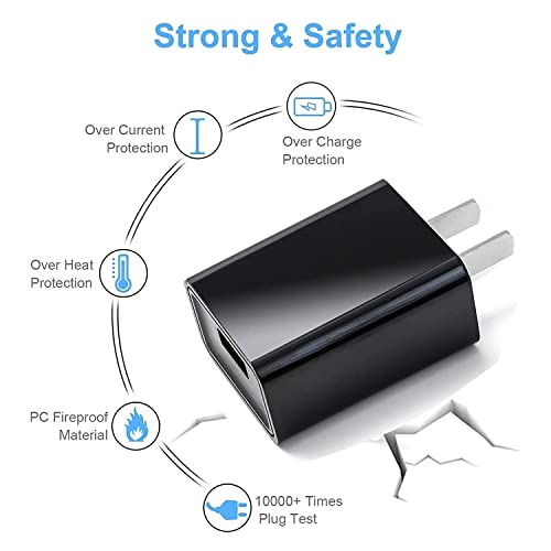 High-Speed Micro USB Wall Charger & Cable for LG Flip Phones, Orbic Journey V, CAT S60/S41/S42 – Ultimate Compatibility & Rapid Charging Solution for Essential Devices, Perfect for Travel and Daily Use