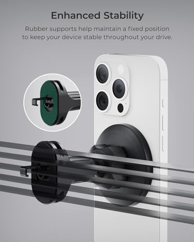 i Ottie i Tap 3 Magnetic Dashboard Smartphone Holder – Universal Car Mount for i Phone & Android with Mag Safe Support, Effortless One-Hand Operation, Quick Adhesive Setup for Secure and Safe Driving