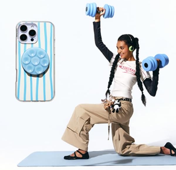 Mag Safe Pop Grip and Stand – Premium Magnetic Phone Accessory for i Phone – Customizable and Swappable Design for Optimal Grip and Hands-Free Convenience – Compatible with Wireless Charging, Elegant Black Finish for Enhanced Mobile Experience