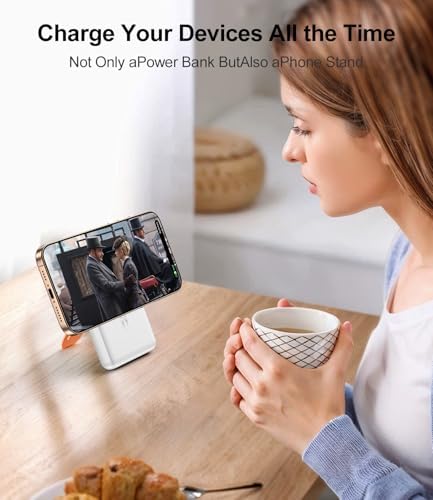 Revolutionary Magnetic Power Bank 10000 m Ah with Active Cooling Fan – Foldable Wireless Charger for i Phone 16/15/14/13/12 Pro/Pro Max/Plus/Mini – High-Speed Charging Solution for Ultimate Portability and Performance