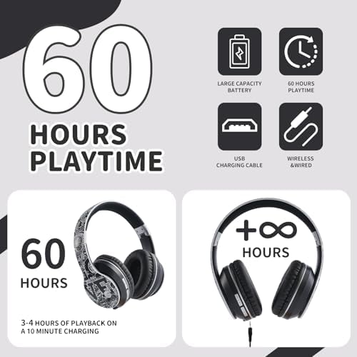 Ultimate Comfort Wireless Bluetooth Headphones for Kids – Ergonomic Over-Ear Design with Soft Protein Cushions for Unmatched Listening Pleasure – Perfect for Gaming, Music, and Active Lifestyles – Sleek Black and White Aesthetic for Ages 3 to 21 – Lightweight and Durable for Long-Term Use – Ideal Wireless Sports Headset with Extended Battery Life for Endless Enjoyment