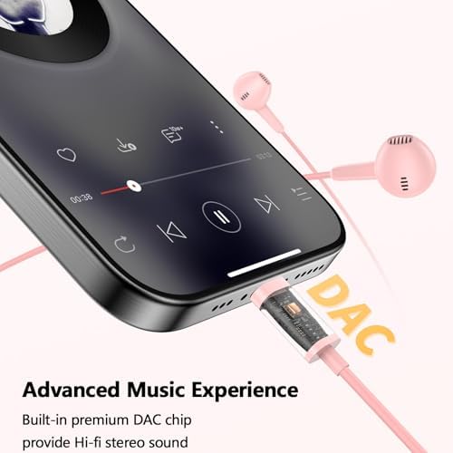 Premium USB-C Earbuds with Noise Cancellation – Comfortable Sports Earphones for i Phone 16 & Android – Built-in Mic and Remote Control for Effortless Calls and Music – Exceptional Sound Clarity for Commuting, Workouts, and Relaxation – Lightweight Design for All-Day Comfort – Compatible with Samsung Galaxy S25, S24 Plus, and More