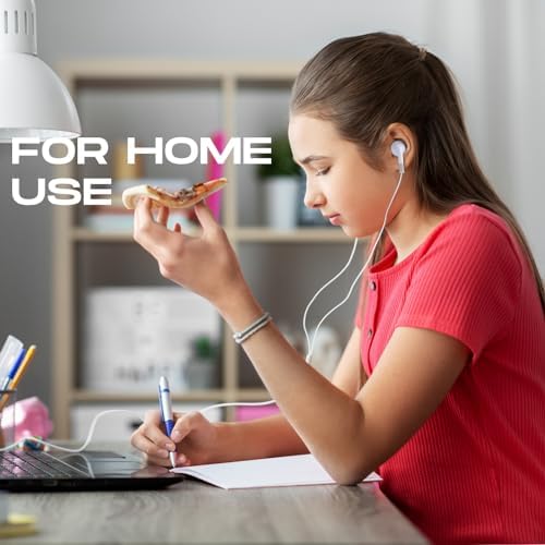 Konohan 150-Pack Individually Wrapped Wired Earbuds – Premium 3.5 mm Headphones for Classroom, Office, and Travel – Exceptional Hygiene and Sound Quality – Lightweight, Durable Design for Daily Use by Teachers and Professionals