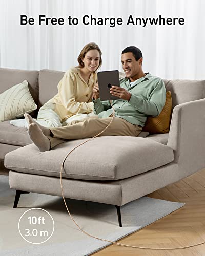 Anker 551 USB-A to Lightning Cable (3 ft) – Ultra-Fast Charging i Phone Charger, MFi Certified for i Phone 13/12/11/X/8 Series, Durable Nylon Build for Home and Car Use, Superior Compatibility and Reliability