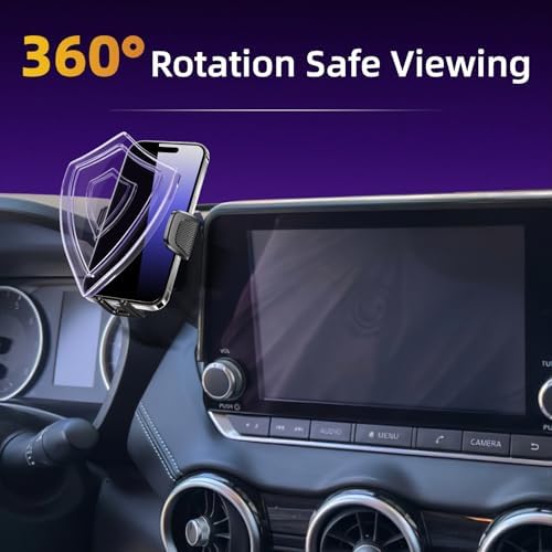 Ultimate Adjustable Car Phone Mount for Nissan Sentra (2020-2025) – Secure 4-7 Inch Smartphone Holder with 360-Degree Rotation for Safe Navigation, Essential Auto Accessory for Modern Drivers Seeking Convenience and Stability