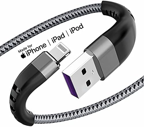 Essri 10 FT Nylon Braided i Phone Charger Cord 2-Pack – Fast Charging Lightning Cable for i Phone 14, 13, 12, 11, X, XS, XR, and 15 – Durable Blue 10 Foot Charging Solution for Ultimate Convenience and Style
