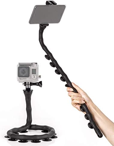 Cute Worm Cell Phone Holder, 360 Degree Rotating Bendable Flexible Phone Mount with Suction Cup Creative Phone Bracket for iPhone, Samsung, LG, Nexus, Nokia and More – Enhanced Compatibility and Speed