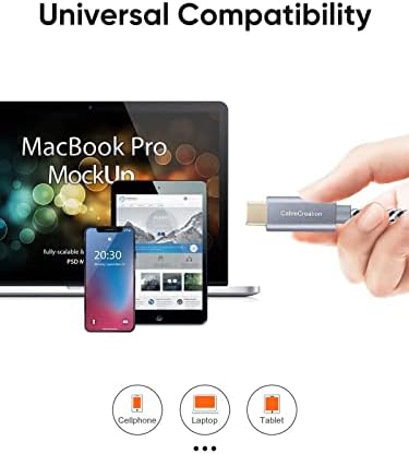 6.6 FT USB C to USB C Cable with LED Wattage Display – High-Speed 100 W PD Charging & Data Transfer, Durable Braided Design for i Pad, Mac Book, Galaxy S23/S22/S21, Pixel, Steam Deck, PS5 – Ultimate Connectivity Solution in Sleek Black