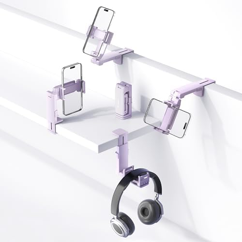 Perilogics 2025 Ergonomic Airplane Phone Holder Mount – Ultimate Travel Companion for Content Creators, Enhanced Stability & Comfort for Long Journeys, Lightweight & Portable Smartphone Stand, Perfect for Travel, Cruises & Desk Use, Smart Tech Accessory for Effortless Entertainment and Communication