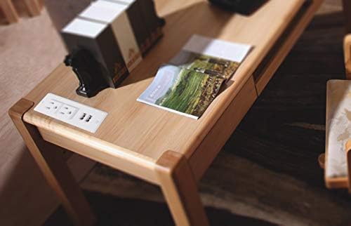 Recessed Power Grommet with Dual 20 W USB C Ports and 6 FT Extension Cord – Versatile Desk Power Socket with 2 AC Outlets for Seamless Integration into Cabinets, Drawers, or Nightstands – ETL Listed for Safety and Enhanced Charging Efficiency – Ideal for Organized Home Offices and Modern Living Spaces