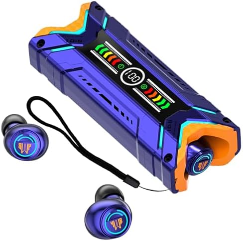 Next-Gen True Wireless Earbuds with Bluetooth 5.3 – IP7 Waterproof Touch Control Headphones for Ultimate Audio Experience – In-Ear Design with Built-in Mic and LED Power Display for Sport and Daily Use – Model 41