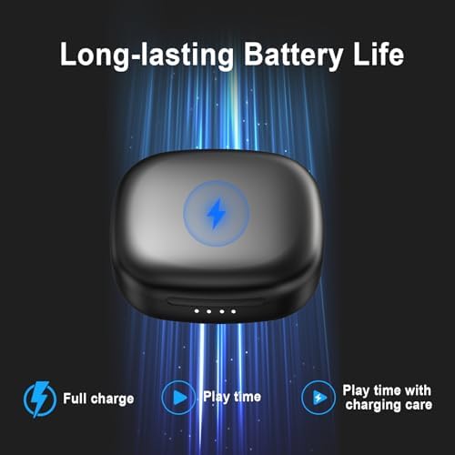 Revolutionary Open Ear Bluetooth 5.3 Earbuds with Ergonomic Secure Earhooks – Ideal for Active Lifestyles, Featuring Fast Charging, Sweat-Resistant Design, and Smart Digital Display Case for Music, Gaming, and Sports Enthusiasts – Unmatched Comfort and Connectivity for All-Day Use