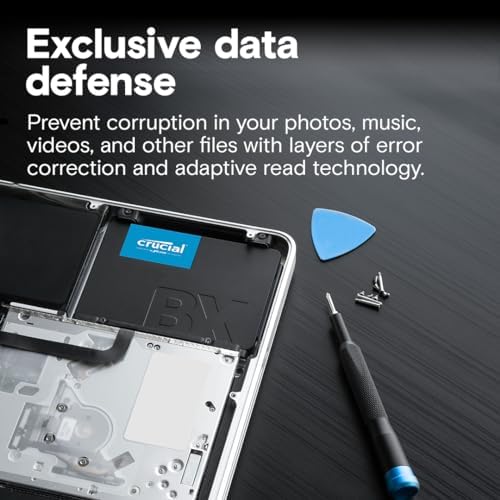 Elevate Your Computing Experience with Crucial BX500 240 GB 3 D NAND SATA 2.5-Inch Internal SSD – Lightning-Fast 540 MB/s Read Speeds for Superior Performance and Enhanced Compatibility Across Devices
