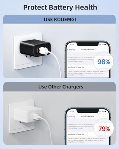 40 W Dual PD Fast Charging 4-Port USB C Charger Block Duo – Universal Compatibility for i Phone 16-11 Pro Max & Samsung Devices – Efficient Multi-Device Power Adapter for Home, Office, and Travel Use