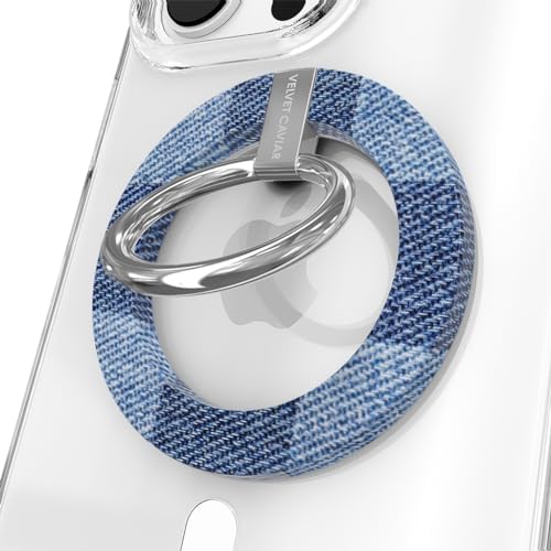 Transform Your i Phone 16, 15, 14, 13, 12 with VELVET CAVIAR’s Amethyst Purple Leopard Mag Safe-Compatible Grip – Stylish Magnetic Ring Holder & Adjustable Stand for Effortless Hands-Free Viewing, Secure Texting, and Enhanced Usability – Elevate Your Mobile Experience with Durable, Lightweight, and Customizable Accessory