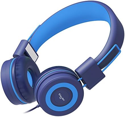 Vibrant Rose/Pink ELECDER i37 Kids Headphones – Foldable On-Ear Design for Ultimate Comfort and Superior Sound Quality – Ideal for Safe Listening on Tablets, Cellphones, and More – Perfect for School, Travel, and Everyday Use with Adjustable Fit and Durable Construction