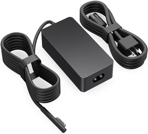 102 W Surface Book 2 Charger for Microsoft Devices – Fast Intelligent Charging with 9.19 Ft Magnetic Cable & LED Indicator – Compatible with Surface Laptop Studio, Pro, Go, and More – Optimal Performance & Safety Features