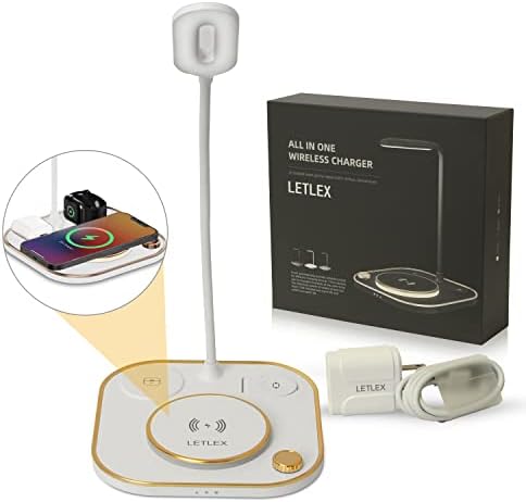 Revolutionize Your Workspace with the Ultimate 3-in-1 LED Desk Lamp and Qi Wireless Charger – 15 W Fast Charging for All Devices – Versatile 360° Adjustable Hose for Tailored Illumination – Modern Aesthetic Perfect for Any Office – Eco-Conscious and Durable Lighting Solution for Enhanced Productivity