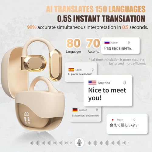 Transform Your Active Lifestyle with Wireless Open Ear Bone Conduction Headphones – Sweat-Resistant Sports Earbuds for Optimal Sound Awareness, Ergonomic Fit, and Seamless Bluetooth Connectivity for Running and Cycling Enthusiasts