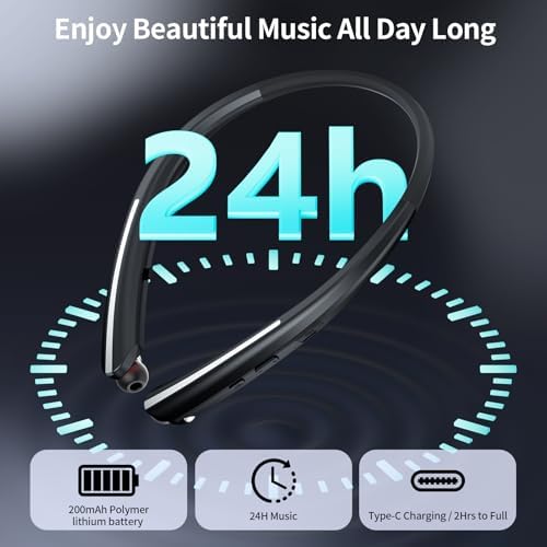 ZIQOPGD Advanced Bluetooth Neckband Earbuds – IPX5 Sweatproof Wireless Headphones with Superior Noise Cancellation & Integrated Microphone for Enhanced Comfort and Universal Compatibility with i Phone, Android, Samsung & PC – Ideal for Fitness Enthusiasts and Seamless Hands-Free Communication
