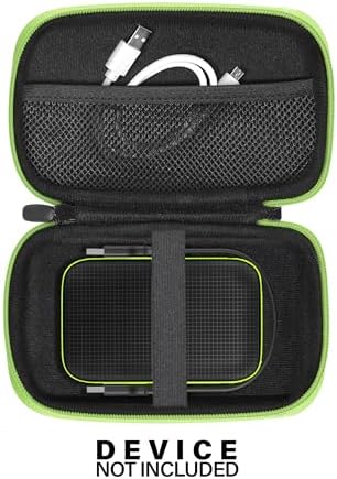 Ultimate Case Sack for SP Silicon Power Armor A60 Portable Hard Drives – Rugged Protection & Enhanced Speed for 1 TB, 2 TB, 4 TB, 5 TB (Black & Green) – Stylish, Shockproof Storage Solution for On-the-Go Data Safety