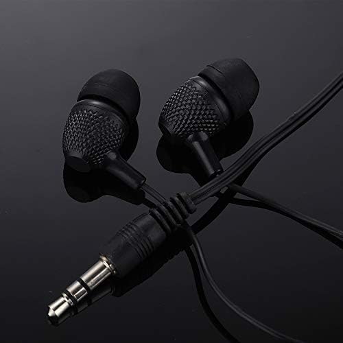 Bulk School Earbuds Headphones – 100 Pack HY400 Black – Premium Quality Audio for Classroom Learning – Comfortable & Durable Earphones for Kids, Teens, and Adults – Versatile Compatibility for Enhanced Educational Engagement