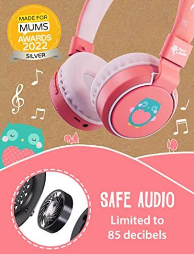Charming Penguin-Designed Wireless Kids Headphones with Safe 85 d B Volume Limiter – Foldable Bluetooth Earphones for Hassle-Free Listening on Tablets and Smartphones, Ideal for School, Travel, and Music – Lightweight, Cozy Fit with Integrated Microphone for Effortless Hands-Free Communication