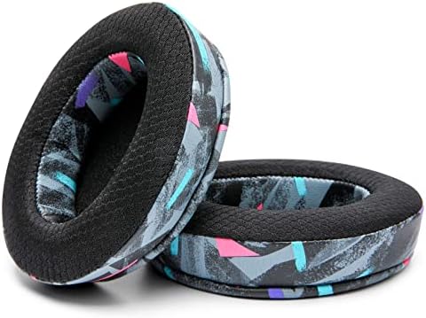 Upgrade Your Arctis Nova Experience with WC Freeze Cooling Gel Earpads – Optimal Comfort and Enhanced Sound Isolation for Pro Wired, Nova 7, 5, 4, 3, 1 Headsets – Designed by Wicked Cushions | Black | Superior Hybrid Fabric Technology for Long Gaming Sessions