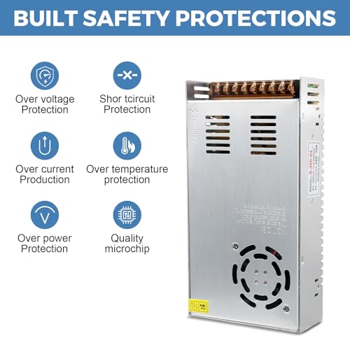 Universal 24 V 10 A AC/DC Power Supply Adapter – 240 W High-Efficiency Switching Converter for LED Lighting & CCTV Systems – Superior Voltage Stability with Advanced Safety Features for Secure Device Performance