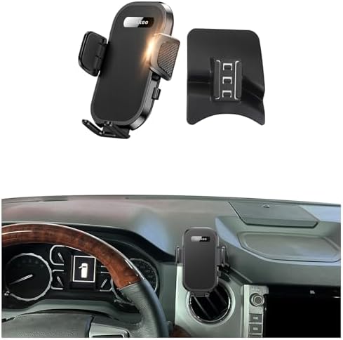 Ultimate Adjustable Car Phone Mount for Toyota Tundra (2022-2024) & Sequoia (2023-2024) – 360° Rotating Cradle for 4-7 Inch Devices – Superior Stability & Quick-Release Mechanism for Hassle-Free Accessibility