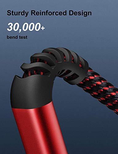 3-Pack 3 FT Lightning Cable – Premium Nylon Braided Fast Charging Cord for i Phone 13/12/11/Pro Max/X/Xs Max/Xr/8 Plus/7 Plus/6 S Plus/6 Plus/i Pad – Ultimate Durability & Tangle-Free Convenience