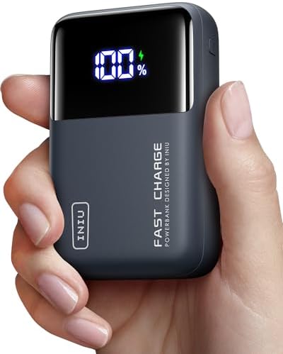 High-Capacity INIU Power Bank 25000 m Ah – 100 W Fast Charging Portable Charger for Laptops and Phones, Ideal Travel Companion for Students and Adventurers, Lightweight and Compact Design for Effortless Mobility, Perfect for Family Trips and Cruising