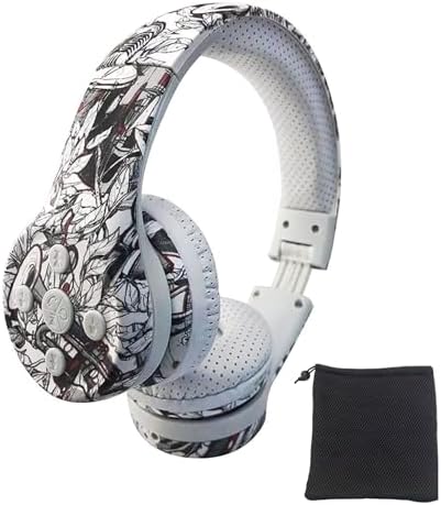 Light Blue Kids Bluetooth Headphones – Safe 93 d B Volume Limitation for Ear Protection – Foldable & Travel-Friendly Design – Built-in Microphone for Hands-Free Calls – Comfortable Wireless Headphones for Toddlers and Children – Perfect for School, Home, and Fun Activities