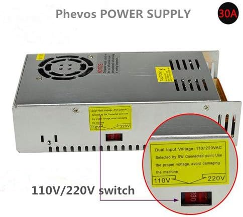 PHEVOS 12 A 5 V Universal Power Supply Adapter – High-Efficiency AC to DC Transformer for Raspberry Pi, CCTV, LED Lighting & Computer Projects – Reliable Power Solution with Safety Features for Enhanced Device Performance and Versatile Applications
