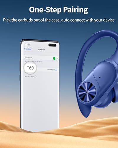 Poc Buds Wireless Bluetooth Earbuds – 80 Hours Playtime, Deep Bass Sound with Digital Display, IPX7 Waterproof Sports Earphones, Ergonomic Earhooks for Secure Fit, Compatible with TV, Phone & Laptop – Stylish Olive Design for Active Lifestyles