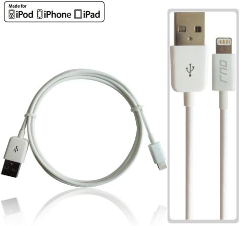RND MFi Certified 1.5 FT Lightning to USB Cable for i Phone, i Pad & i Pod – Optimal Fast Charging & Data Sync Accessory for i Phone X Series, 8, 7, 6 Models – Durable & Portable Black Design for Everyday Use