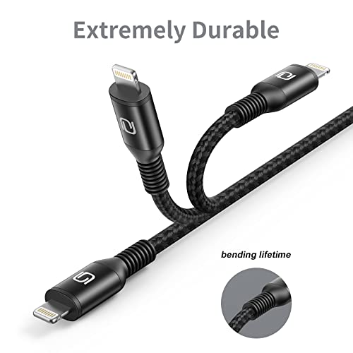 Fast Charging Nylon Braided i Phone Charger Cable – 3-Pack, 3 FT MFi Certified Lightning Cords for i Phone 14/13/12/11 Pro Max/XR/XS/X/8/7/Plus/6 S, i Pad, i Pod, and Air Pods – Enhanced Durability and Compatibility for Optimal Performance