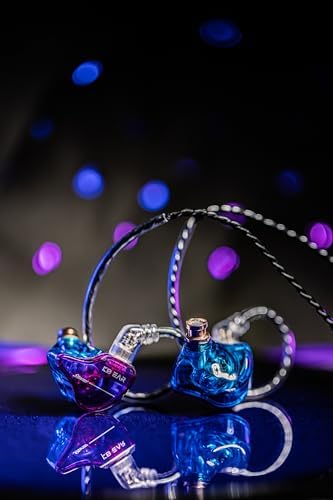 YINYOO KBEAR KS1 Wired In-Ear Monitors – Premium High-Resolution Noise-Canceling Earbuds for Musicians and Audiophiles – Unmatched Bass Performance and Crystal Clear Audio – Ergonomically Designed for Comfort and Wide Device Compatibility – Ideal for Live Performances and Everyday Listening