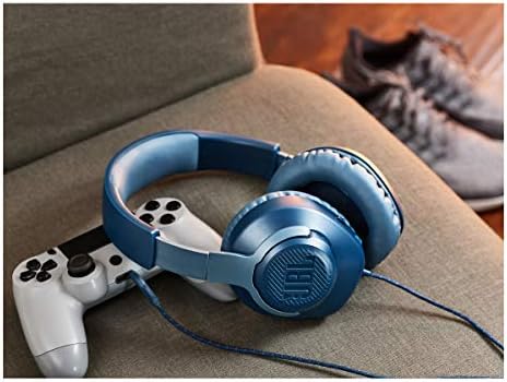 JBL Quantum 100 Wired Over-Ear Gaming Headphones – Unleash Immersive Audio with Detachable Microphone for Ultimate Game Play – Lightweight Comfort Perfect for Long Sessions on All Gaming Platforms