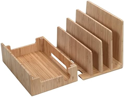 Eco-Friendly Bamboo Multi-Device Charging Station with 6-USB Hub – Universal Organizer for Smartphones, Tablets, and Laptops – Fast Charging Power Supply for a Clutter-Free Workspace