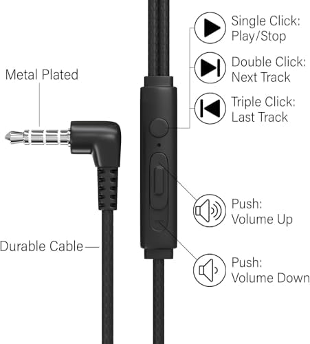 Maeline 30-Pack Noise-Isolating Earbuds with Built-In Microphone and Volume Control – Superior Stereo Bass In-Ear Headphones for i Phone, Android, PC & Laptop – Tangle-Free Design for Effortless Listening and Enhanced Compatibility