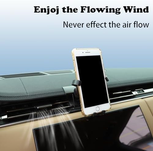 Ultimate Car Phone Holder Mount for Land Rover Range Rover Sport/Vogue 2023-2024 – Secure Central Air Outlet Mobile Bracket for Effortless Navigation and Enhanced Safety During Every Drive