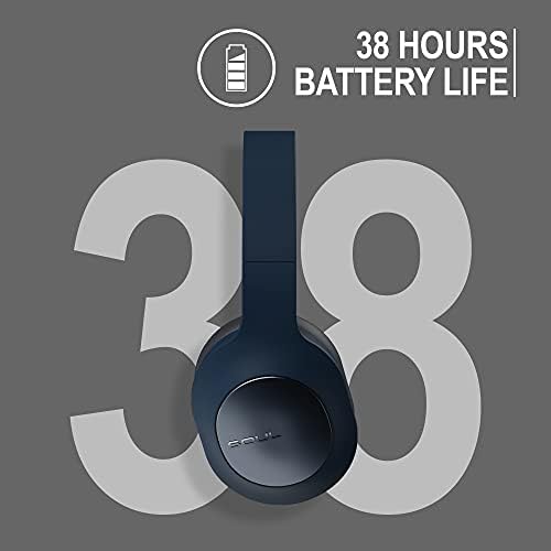 Unleash Premium Sound with Soul Emotion Max Over-Ear Active Noise Cancelling Headphones – Stylish Blue Finish, 60-Hour Playtime, Crystal Clear Call Quality, Hi-Res Audio Performance, and Effortless Multipoint Connectivity for Travel, Fitness, and Everyday Enjoyment